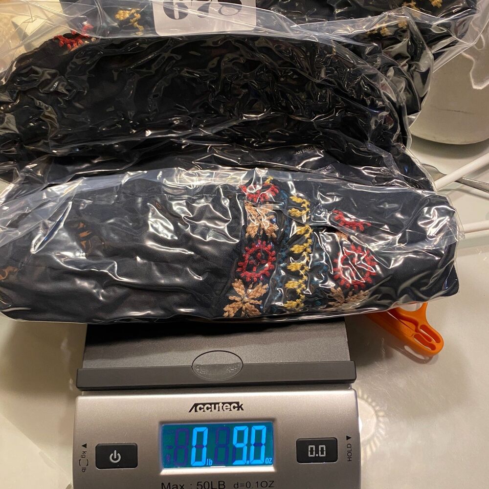 American Eagle Outfitters Dress Ebroidered Boho Fairycore Bell Sleeves Size XS - Picture 15 of 15
